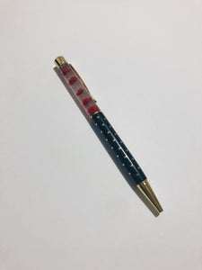 Heart of Gold Floral Pen