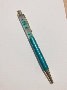 Heart of Gold Floral Pen