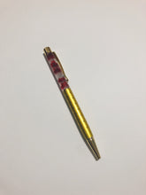 Load image into Gallery viewer, Heart of Gold Floral Pen
