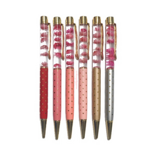 Load image into Gallery viewer, Heart of Gold Floral Pen
