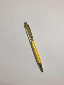 Heart of Gold Floral Pen