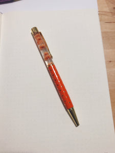 Heart of Gold Floral Pen